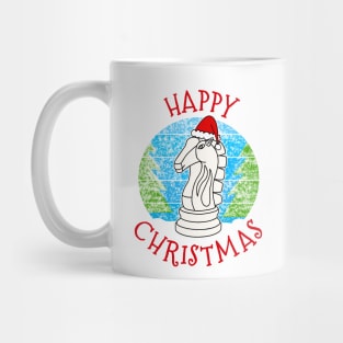 Christmas Chess Player Knight Xmas 2022 Mug